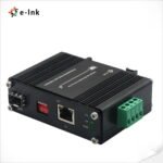 Media converter Industrial 10GB RJ45 a Fibra 10GBASE-X SFP+ DIN-Rail E-Link - Imagen 3