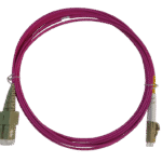 Patch Cord Fibra Optica LC to SC, Duplex Multimodo, OM4 (50/125μm) LSZH 3m(10ft)