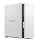 Servidor NAS QNAP de 2 Bahías tipo torre, 4-core 2.0GHz, 2GB RAM TS-233