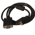 Cable de extensión VGA para monitor 15 pin VGA macho/hembra negro, 1.8 mts