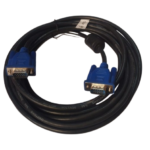 Cable VGA 15 Pin macho – macho 6 mts con filtro, conectores de niquel