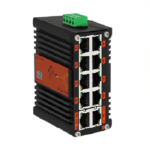 Switch Industrial 10 Puertos Ethernet Gigabit 8 Port -802.3at PoE + 2-Port No-PoE, DIN-Rail