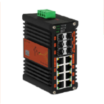 Switch industrial L2+ administrable 8 puertos Ethernet Gigabit 802.3at PoE+, 4 puertos 1G SFP, 2 puertos 10G SFP DIN-Rail