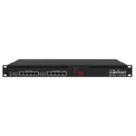ROUTERBOARD, CPU 2 NÚCLEOS, 10 PUERTOS GIGABIT ETHERNET, 1 PUERTO SFP, 1 GB MEMORIA, LICENCIA NIVEL 5, MONTAJE RACK